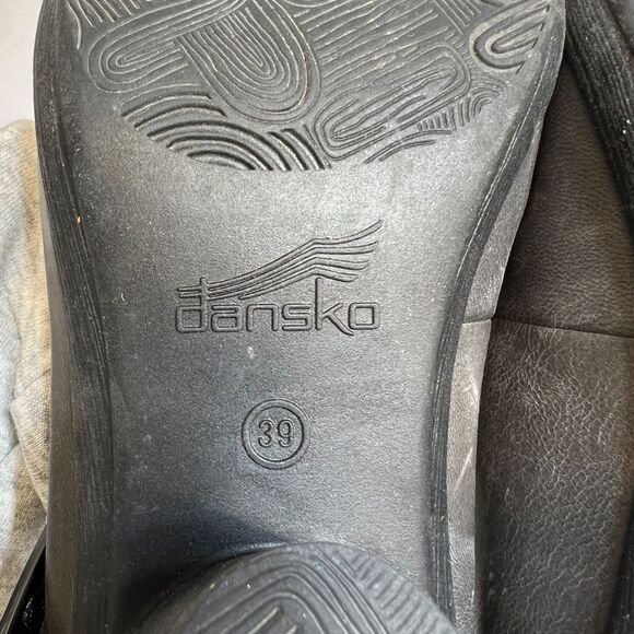 Dansko Roxanne Mary Jane Pumps Shoes Black Leather EU 39 US 8.5-9 - Picture 6 of 10